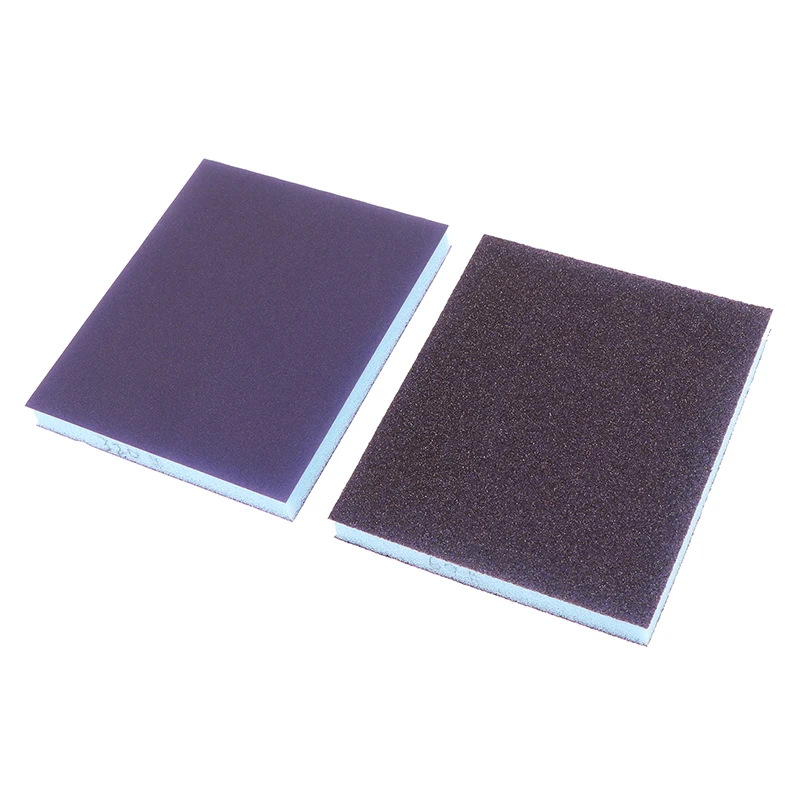 1/6PCS โลหะไม้ขัดเครื่องมือขัดฟองน้ําขัด 60-320 กรวดล้างทําความสะอาดได้และนํากลับมาใช้ใหม่เปียกแห้งบล็อกขัด