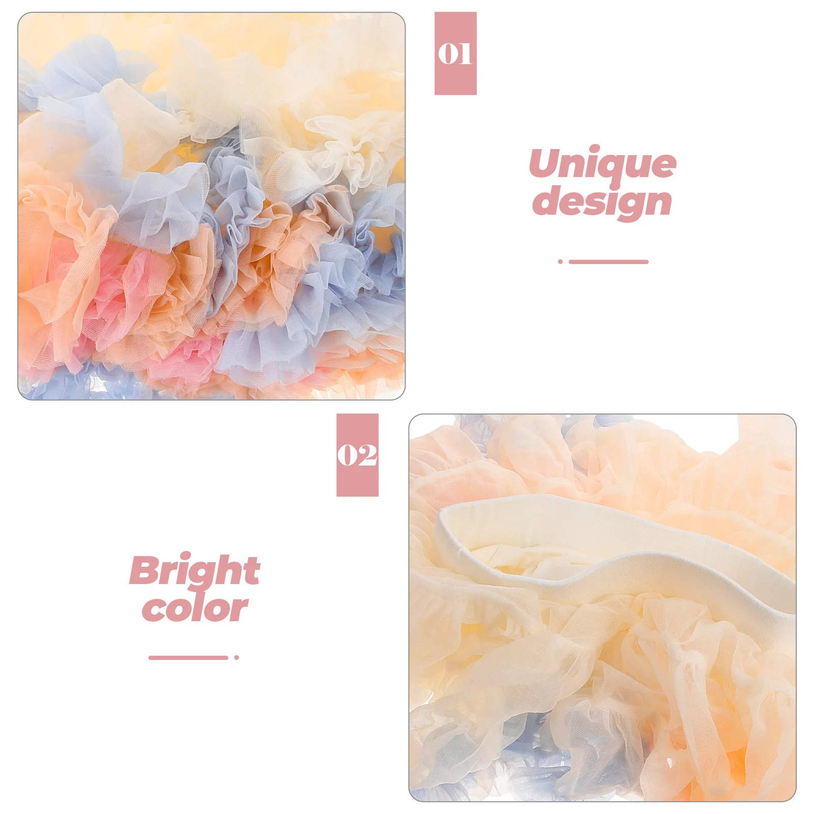 

Tutu Skirt for Girls Stylish Trendy Layered Design Lightweight Comfortable Tutu Dresses Kawaii Skirt Tutus for Girls