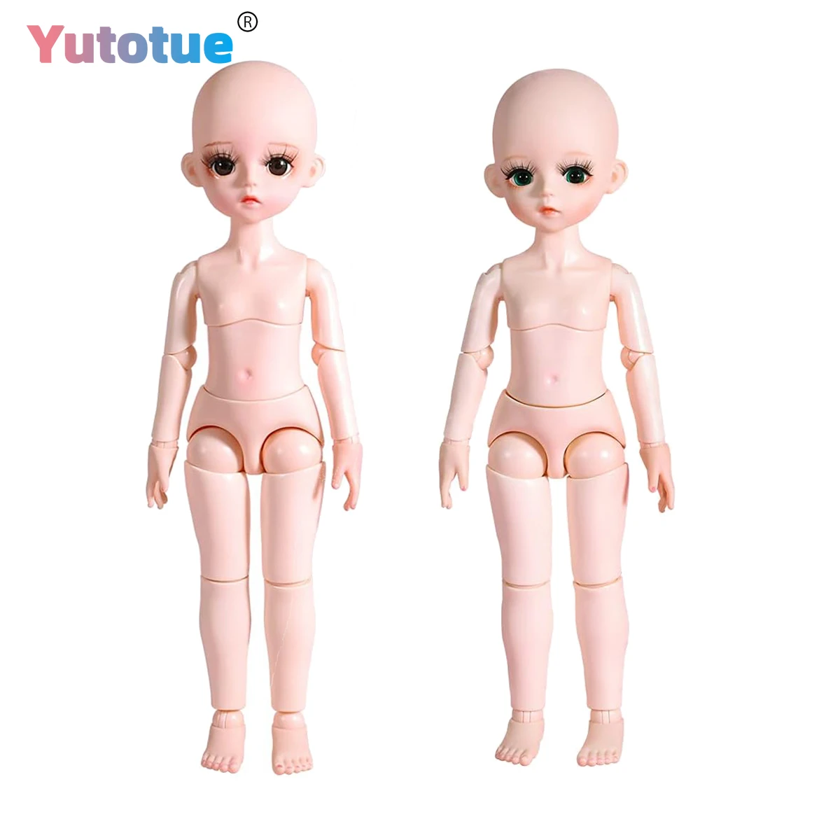 

YUTOTUE 30 см, высота, телесное тело, кукла, игрушка, шарнирное тело, кукла, механический макияж/обновление макияжа для лица, опционально