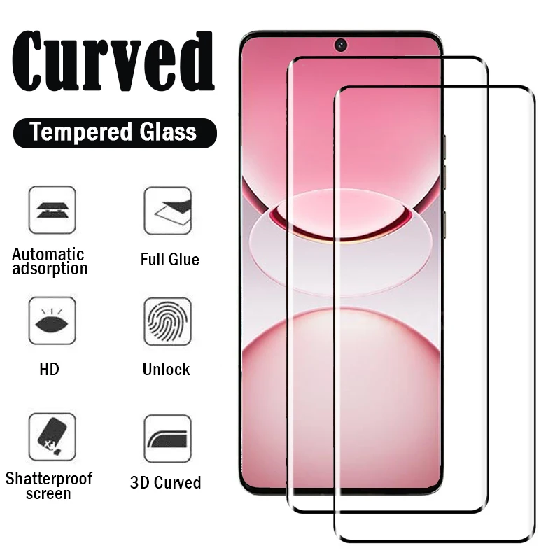 

Full Glue Curved Protective Film for Vivo Y400 Y300 Y200 Pro+ Screen Protector for S20 S19 S18 S17 Pro S17e S17t Tempered Glass