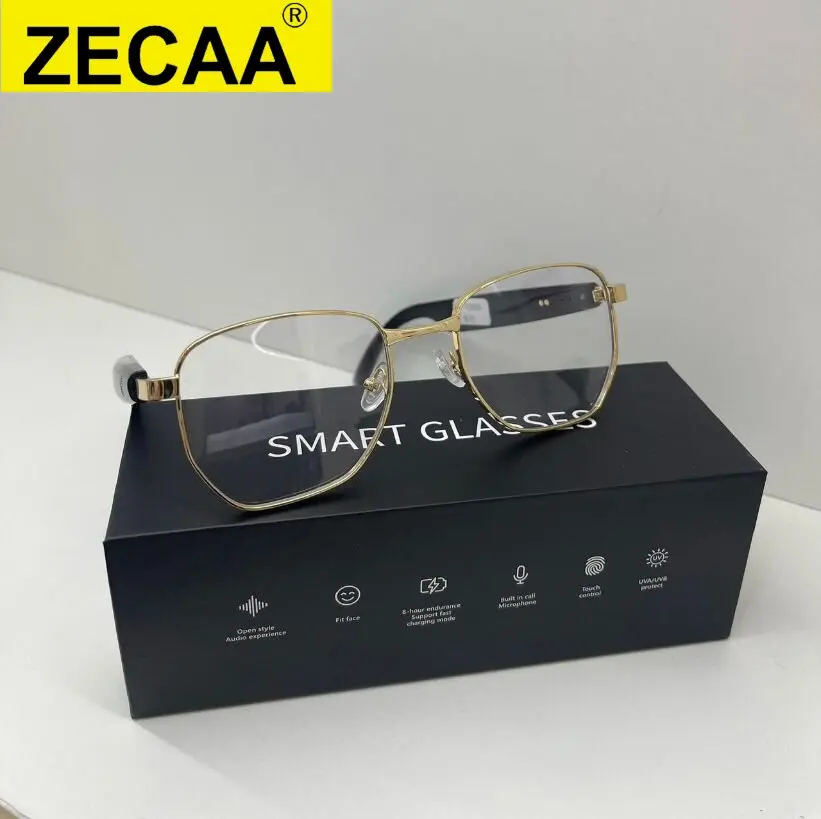 

ZECAA Smart Touch Wireless Bluetooth Intelligent Audio Headset Glasses Bluetooth Smart Touch Wearable Headset Audio Glasses