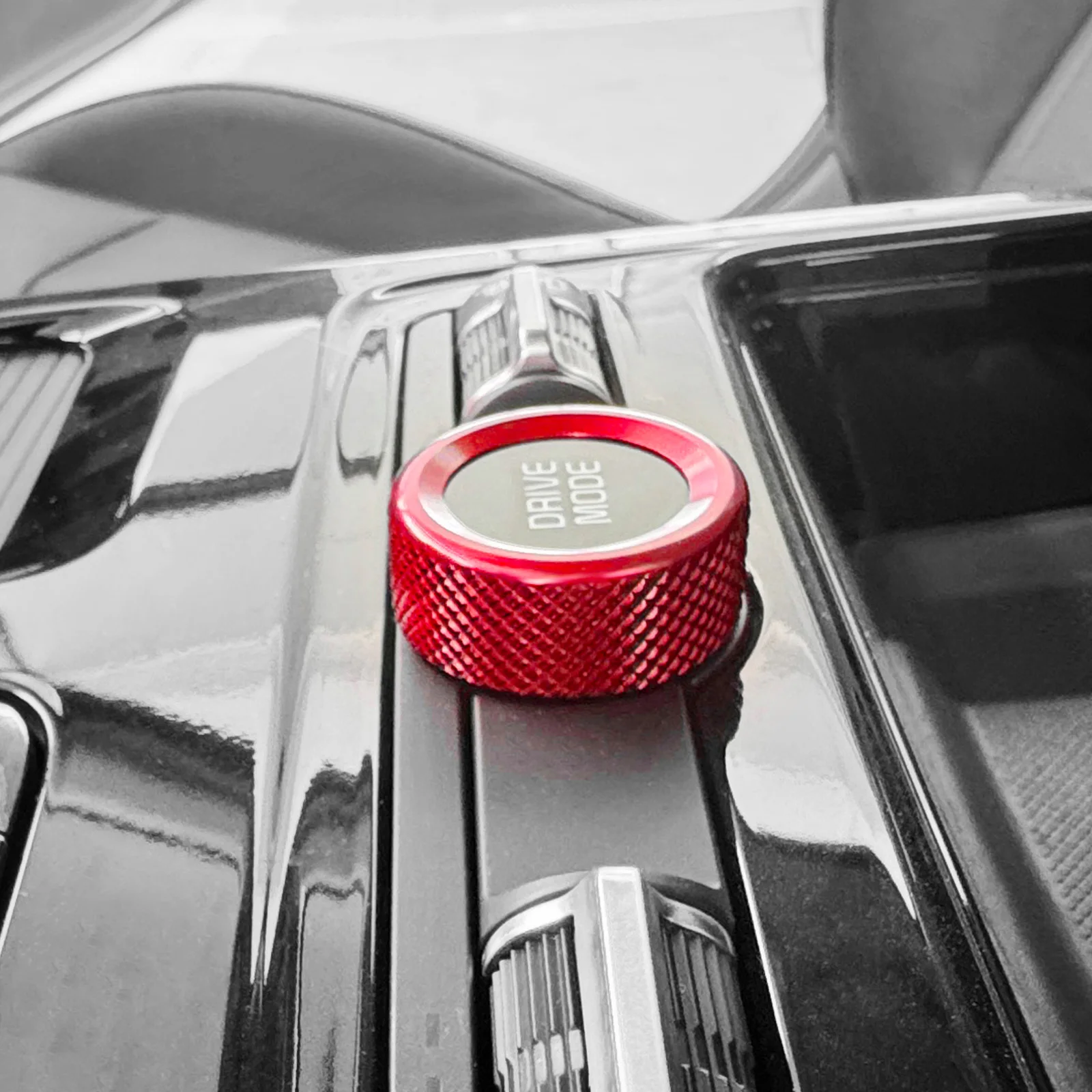 Aluminum Alloy Car Center Console Drive Model Switch Ring Trim Interior Style For Kia K5 DL3 2021-2025 Accessories