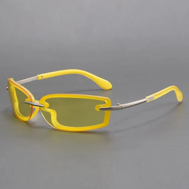 New Men's Advanced Ultra Light Coarse Frame Fashion Square Sunglasses Women Men Trendy Anti Mist Outdoor Driving Shades UV400