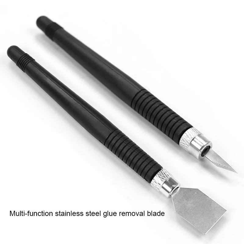 TE-16A TE-16B Multi-function Stainless Steel Glue Removal Blade for Phone Motherboard Glue Removal IC CPU Prying Tools