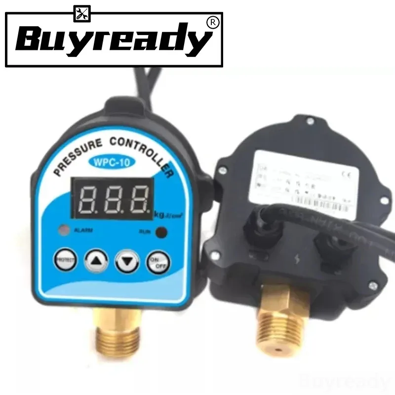 1PCS Automatic Air Pump Water Oil Compressor Pressure Switch For Water Pump Digital Display Eletronic Pressure Controller