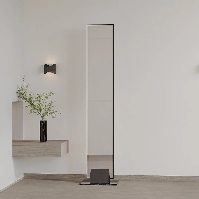 Luxurious full-body floor-to-ceiling mirror Simple household ins wind designer explosion-proof fitting mirror bedroom living