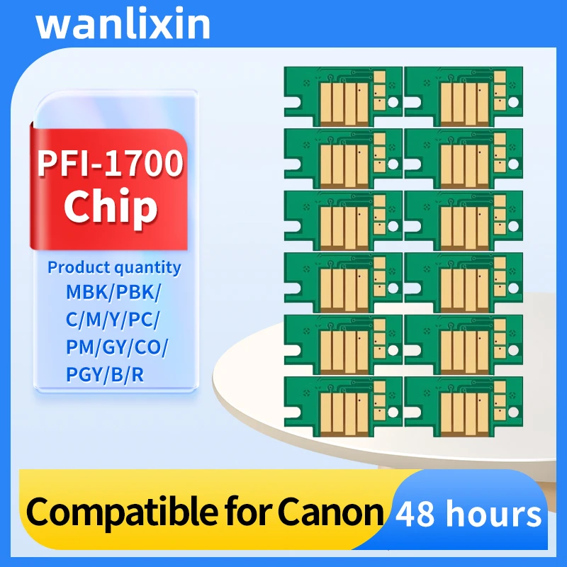 PFI-1700 PFI1700 1700 Ink Cartridge Chip For Canon PRO-2000 PRO-2100 PRO-4000 PRO-4000S PRO-6000 PRO-6100 Chips New Version