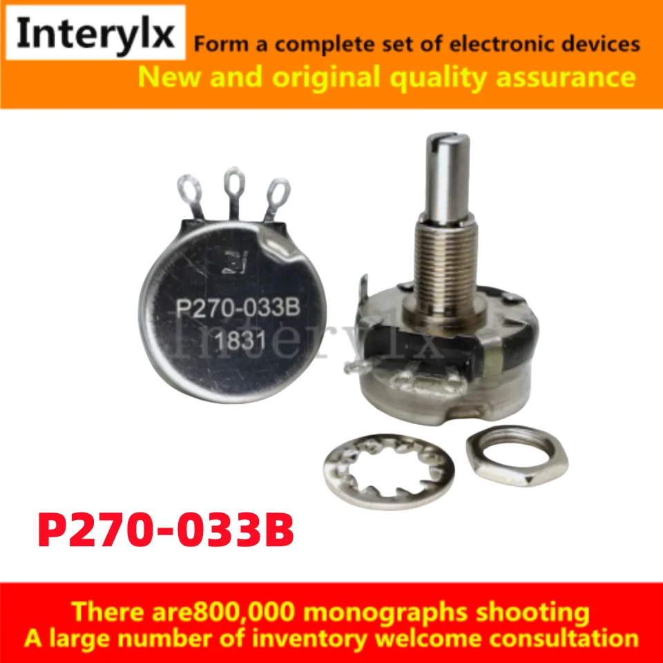 1Pcs/Lot original new potentiometer P270-033B accelerator 5K, electric equipment solar ship resistive cleaning vehicle P270033B