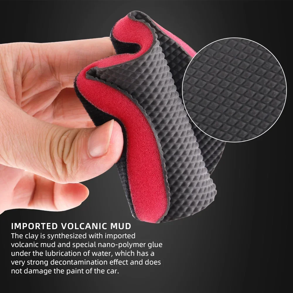 Car wash products, car wash mud, grinding mud blocks, paint cleaning tray, grinding mud tray, clay powder removal view 5