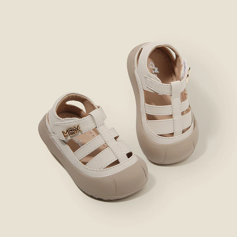 

Сандалии для мальчика от 1 до 3 лет; детская обувь с защитой от ударов на лето; новая мода для девочек и мальчиков на заказ оптом