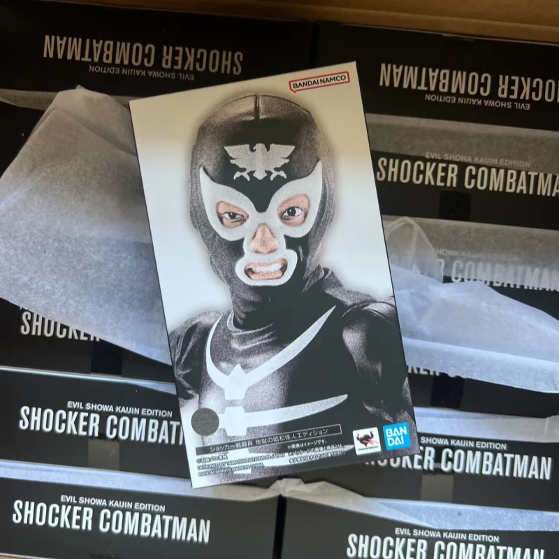 

Bandai SHF Kamen Rider Shocker Combatman Showa Kaijin From Hell Authentic Posable Finished Action Figure For Anime Collectors