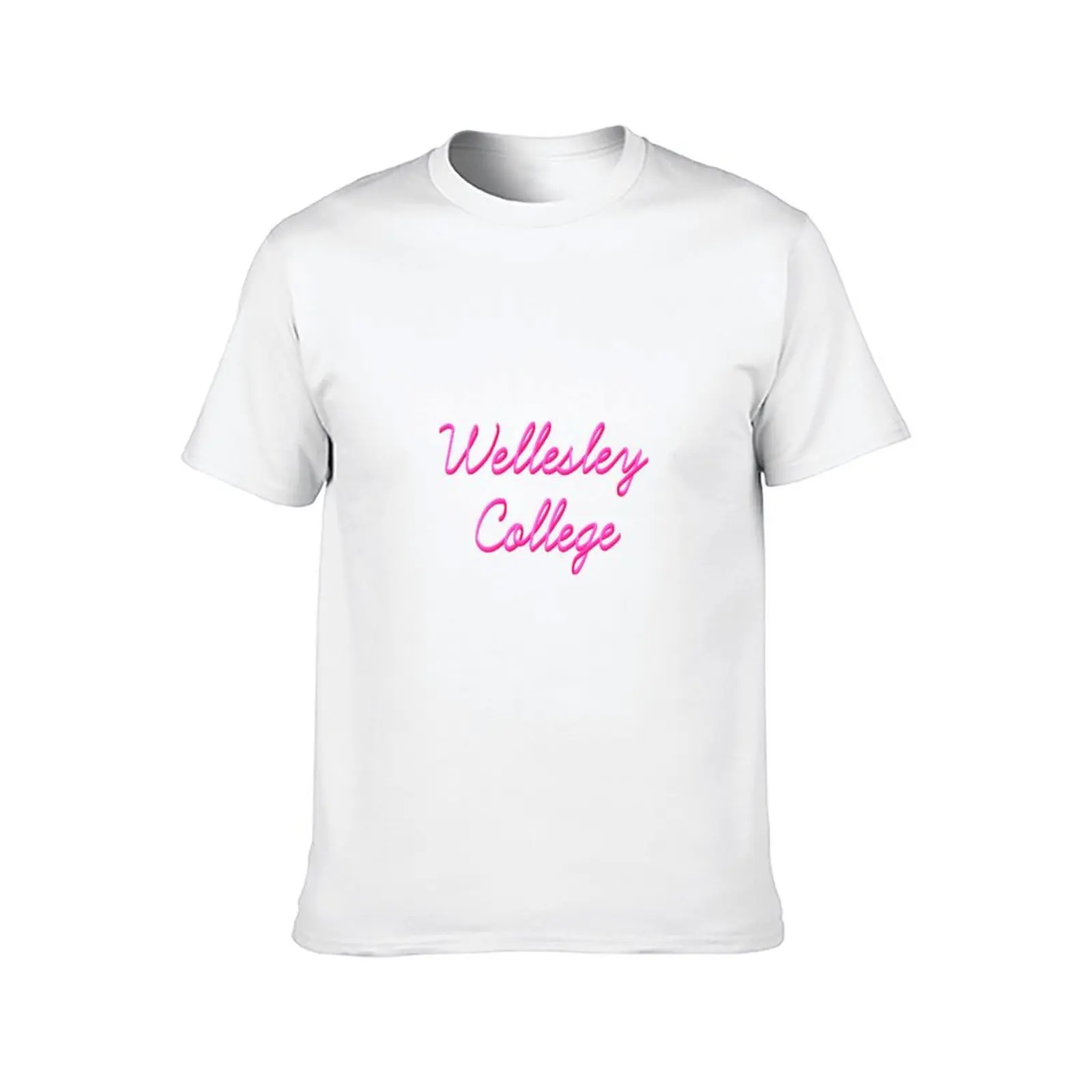 تي شيرت Wellesley College تي شيرت للرجال تي شيرت قطني مضحك للرجال تي شيرت قطني ناعم