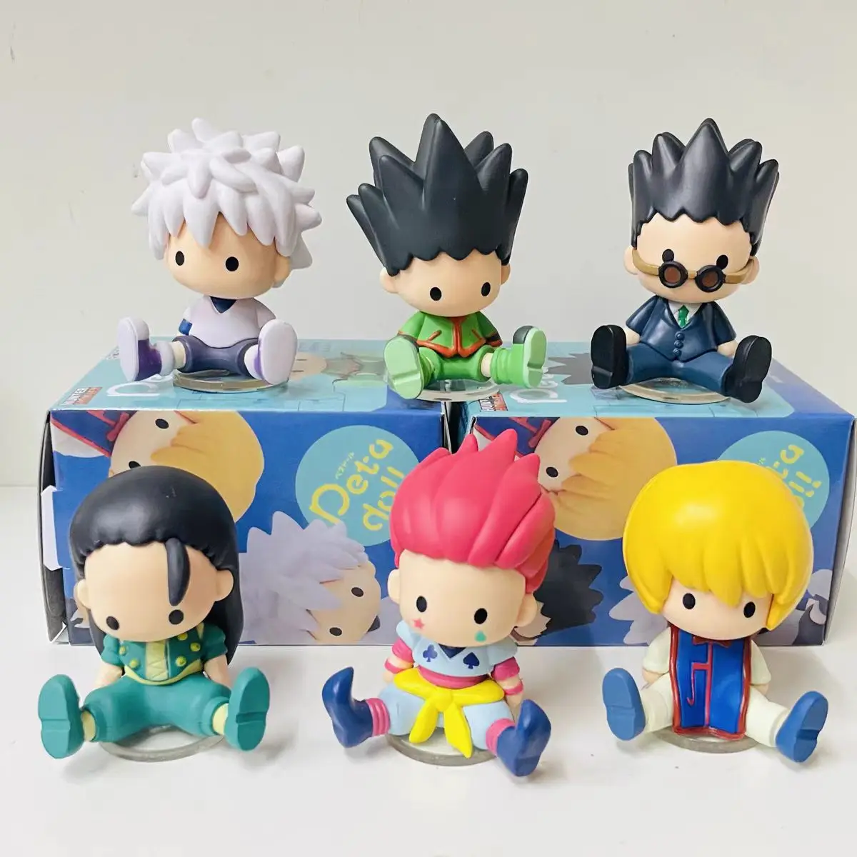 HUNTER X HUNTER Killua Zoldyck Hisoka Gon Freecss Kurapika Leorio PaladiKnight Illumi Zoldyck аниме модельные украшения игрушки оптом