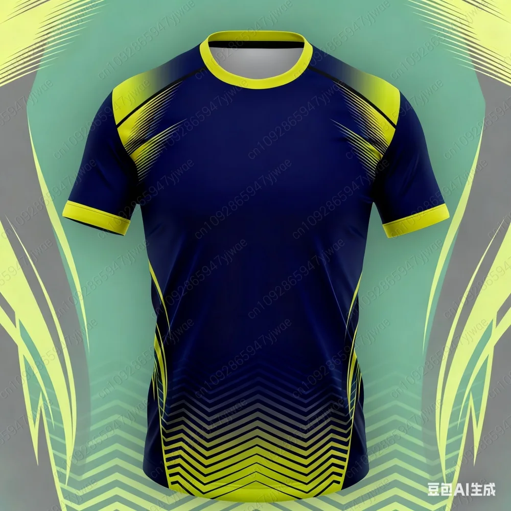 

2025 Mens mens high tear geometric print Muscle Training Men Sports Short Sleeve O-Neck Oversize Gym T-Shirt Men Clothing