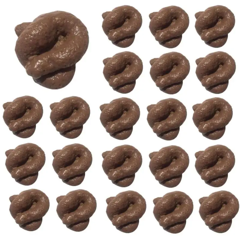 2025 Realistic Shit Gift Funny Toys Fake Poop Piece Of Shit Prank Antistress Gadget Squishy Toys Joke Tricky Toys Turd Mischief