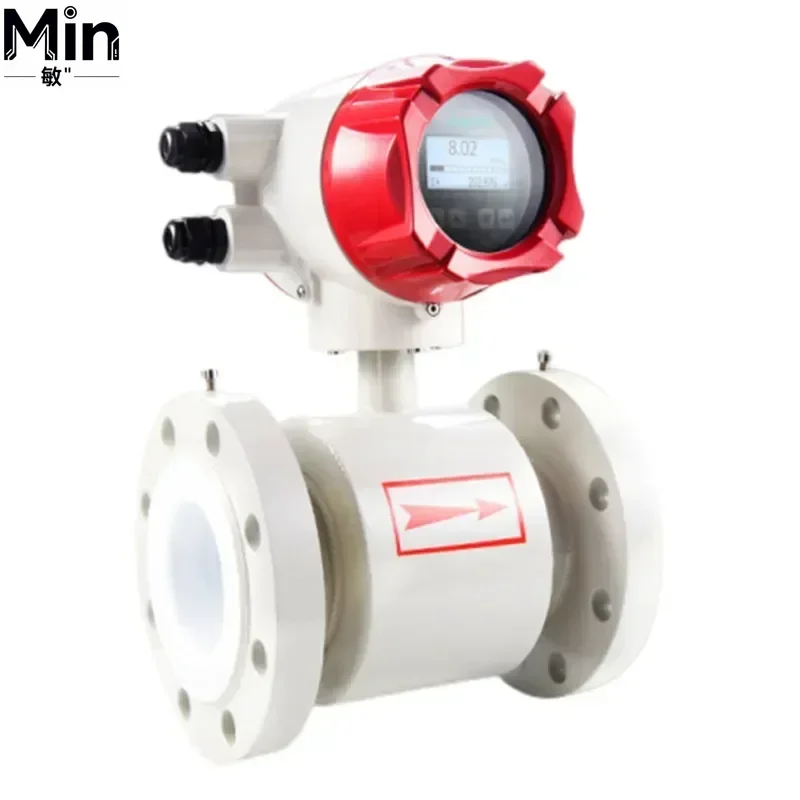 LDG Electromagnetic Flow Meter Portable Intelligent Anti-corrosion Split Pipe Liquid Detector