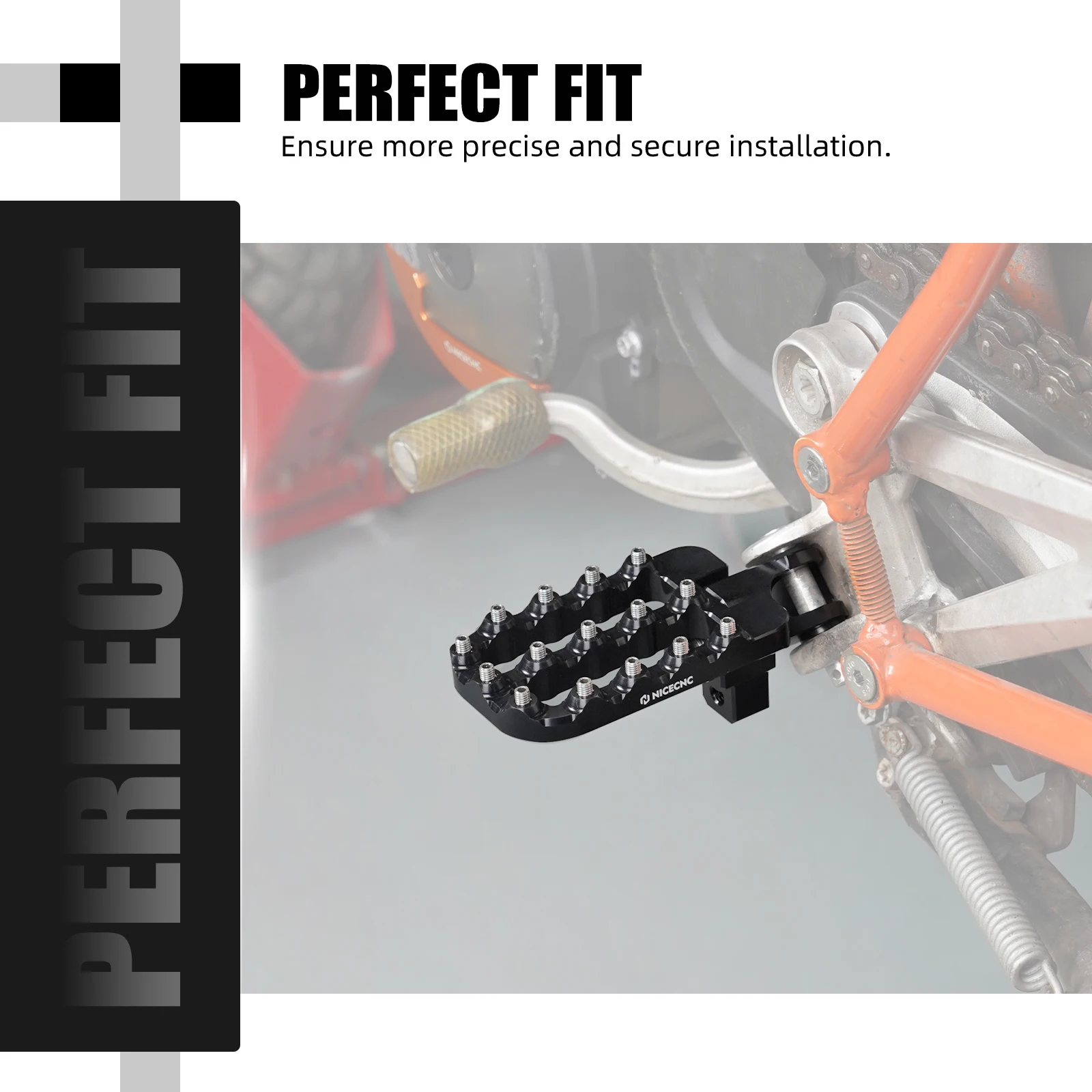 Für KTM 690 SMC R 690 Enduro R 16–24 untere 20 mm Fußstütze Fußraste verstellbarer Ständer für Husqvarna 701 Enduro GasGas 700 SM/ES – Detail 14