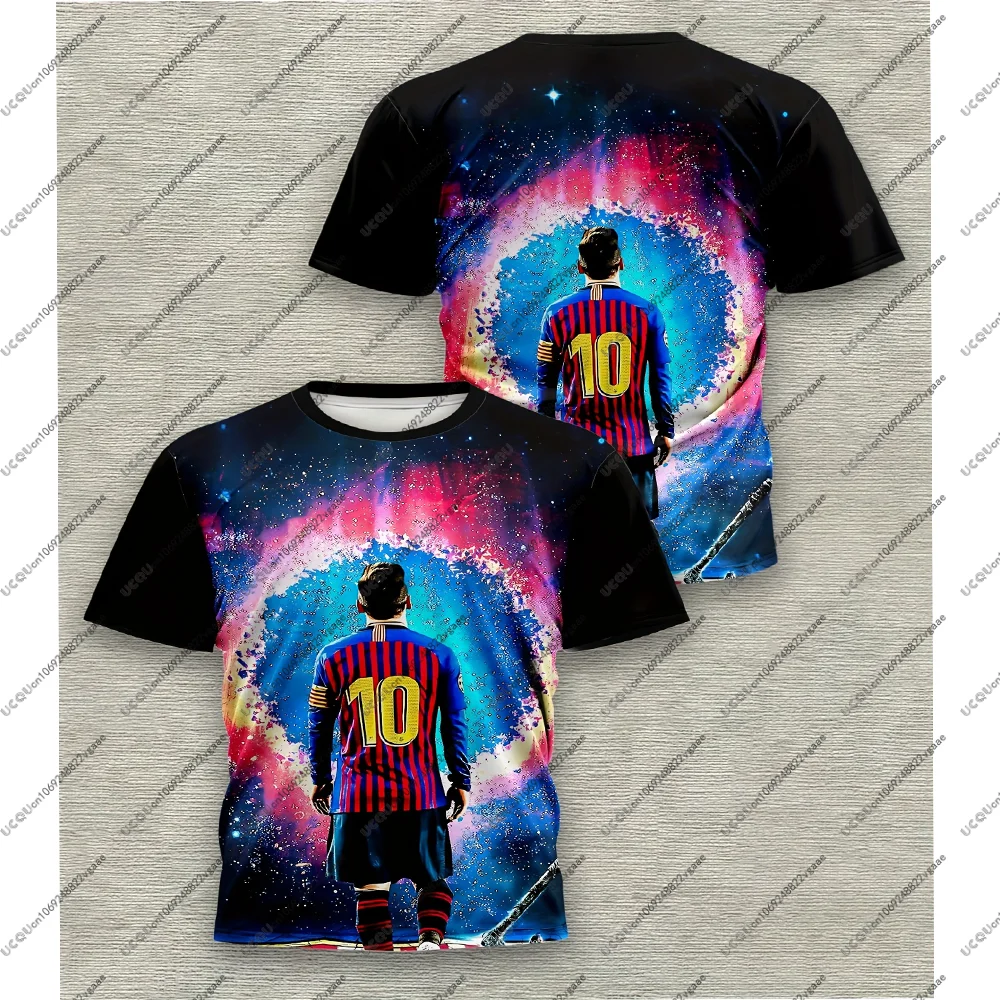

Football Jersey Tee Men Kid Gift Male Top Boys Girl Soccer Messi 10 Breathable Casual Quick-Dry T Shirt Sporty Outdoor Argentina
