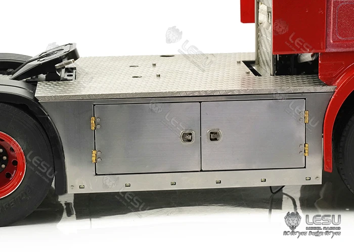 Traktor 1/14 LKW-Modell Spielzeug R620 R470 Pedal-Seitenschweller Werkzeugkasten-Set – Detail 15