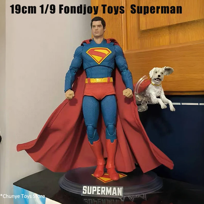 

19cm 1/9 Fondjoy Toys Superman Figurine Movie Superman Action Figure Dc Multiverse Model Doll Original Model Ornament Gifts