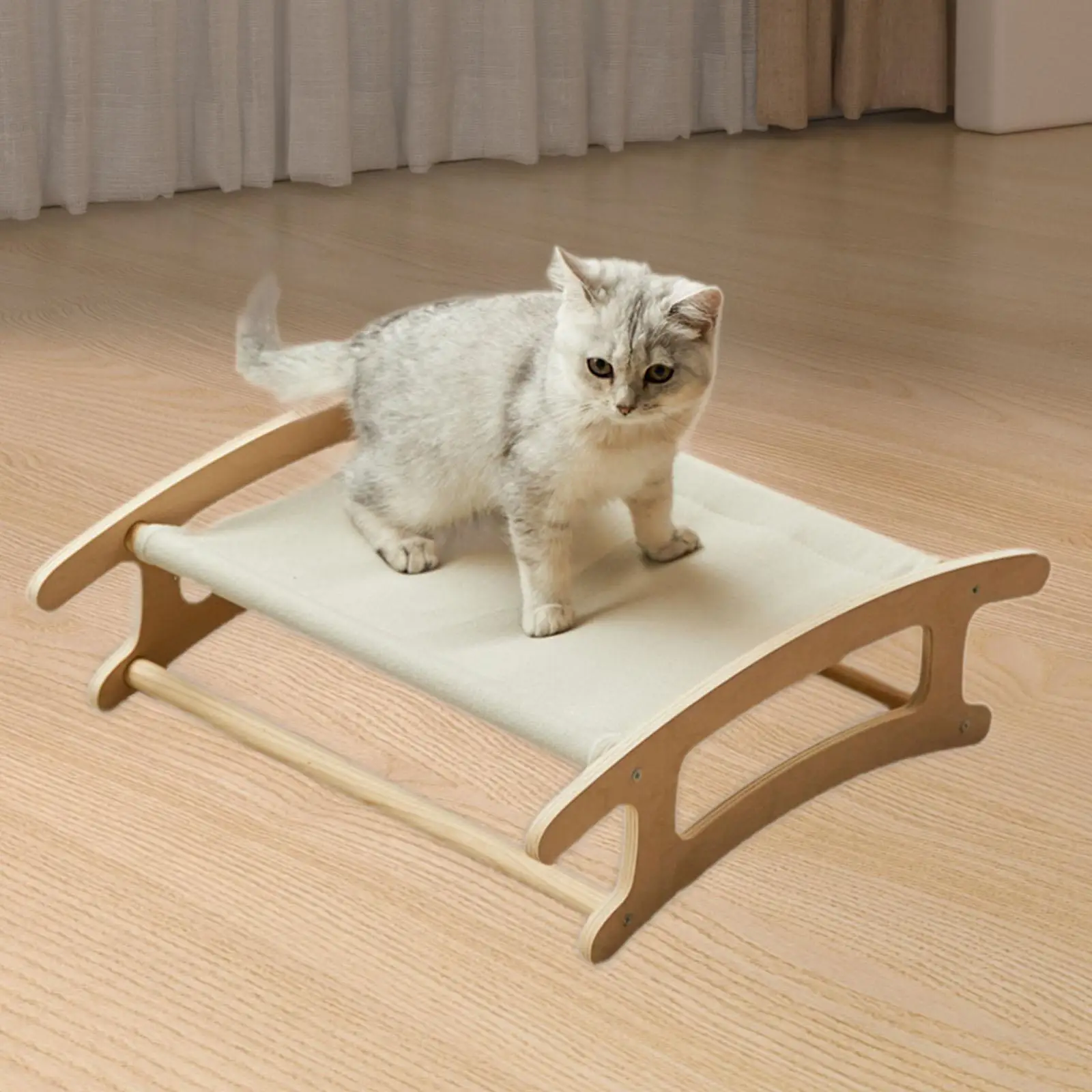 

Cat Hammock Bed Comfortable Portable Pet Cot Breathable Sleeping Bed Pet Bed for Bunny Rabbit Small Dogs Indoor Cats Small Pet