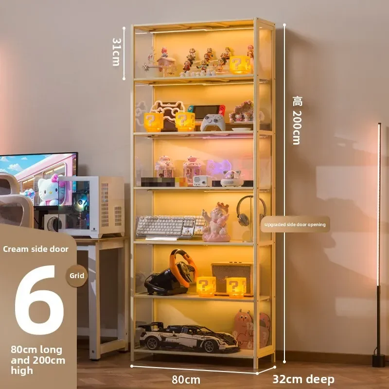 Display Cabinet Ornament Home Display Cabinet Household Dust Collection Locker Storage Cabinet Product Shelf