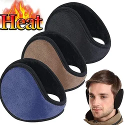 Men Women Windproof Earmuffs Ear Warm Protector Thicken Fluffy Plush Winter Warm Fleece Earmuff Outdoor Cycling Soft Ear Muffs