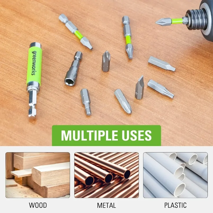 Juego de conducción con clasificación de impacto de 70 piezas para aplicaciones resistentes en negro con construcción de acero de alto rendimiento y duradero