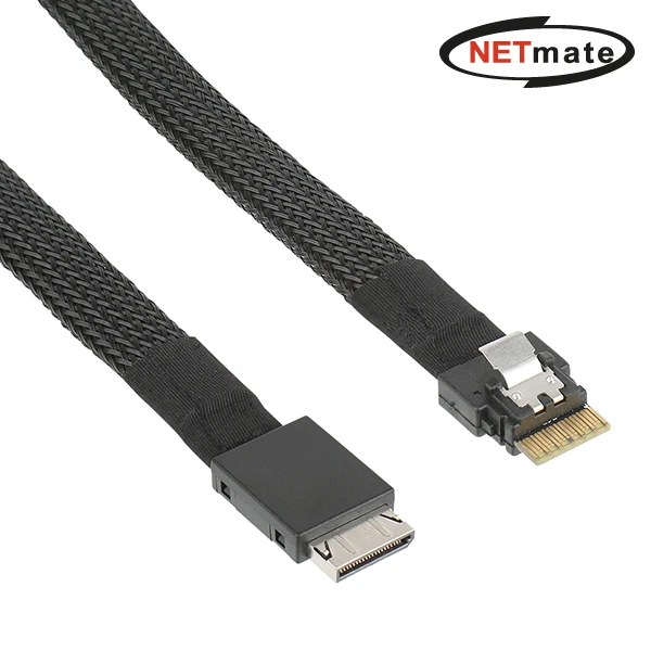 Gangwon NM-SA09 built-in Slimline SAS(SFF-8654)/Oculink(SFF-8611) cable 0.5m