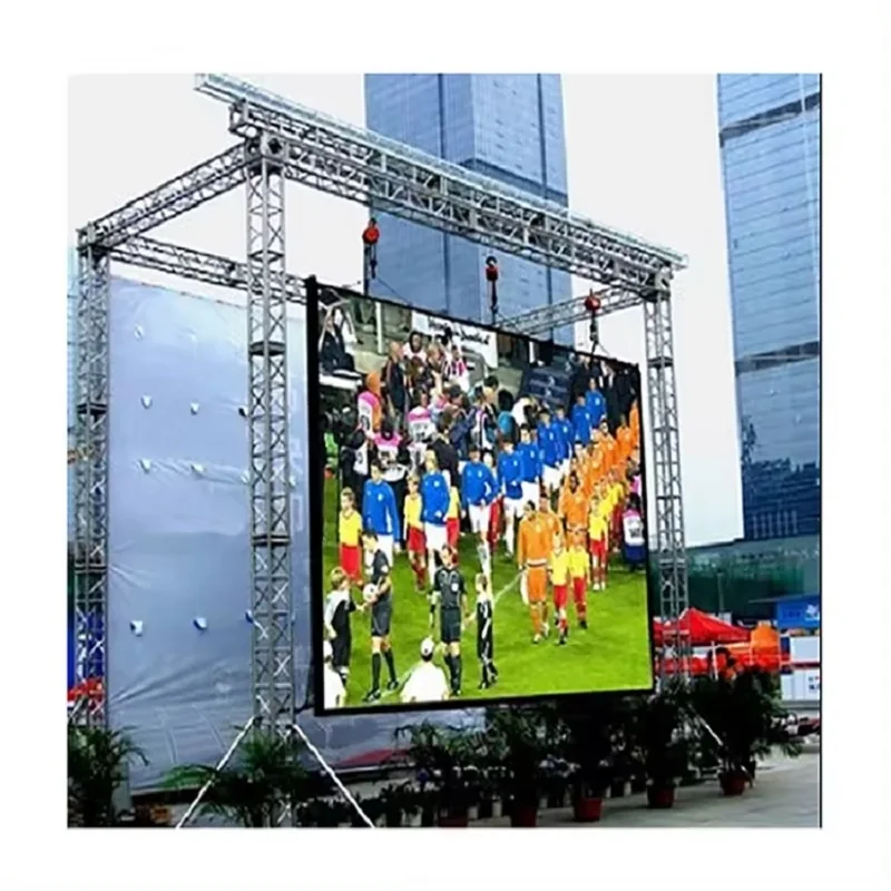 Customizable Outdoor P3.91 500*500Mm Die-Casting Aluminum Rental Advertising Digital Display Board Led Stage Background Display