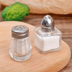 Kitchen BBQ Seasoning Bottle Mini Glass Seasoning Bottle Portable Outdoor Cooking Salt Jar Spice Pepper Bottle Cooking Tools