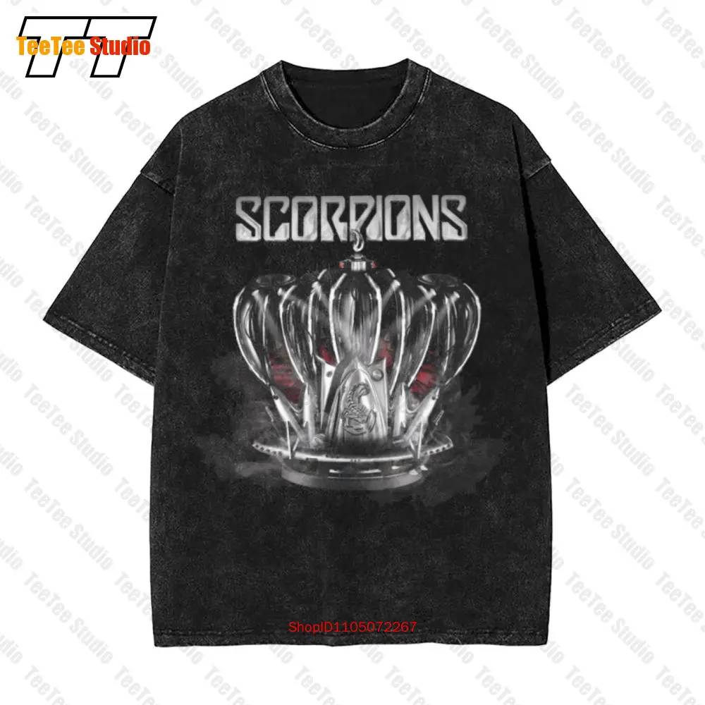 

Scorpions Return To Forever Music Tour Черная футболка для мужчин S 2XL Винтажная футболка большого размера 77CS