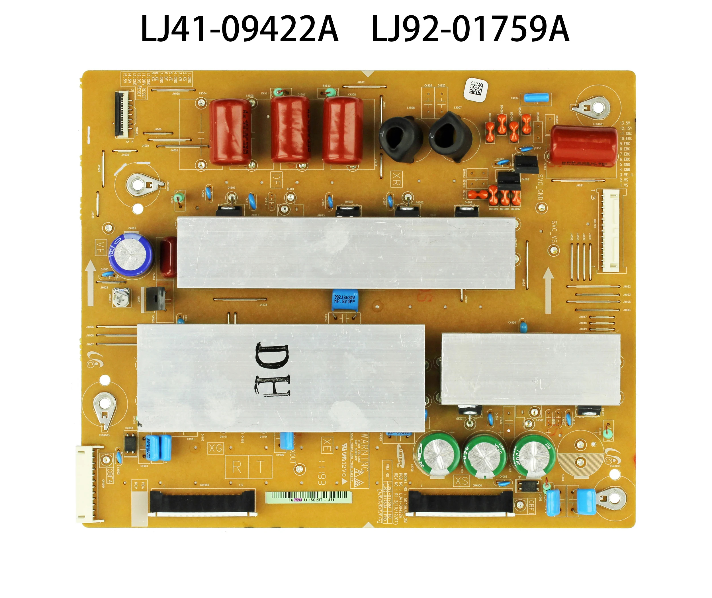 LJ41-09422A LJ92-01759A X-Main Board is for PL51D450A2X PN51D440A5D PN51D490A1D PS51D450A2M PS51D450A2S PS51D450A2W Plasma TV