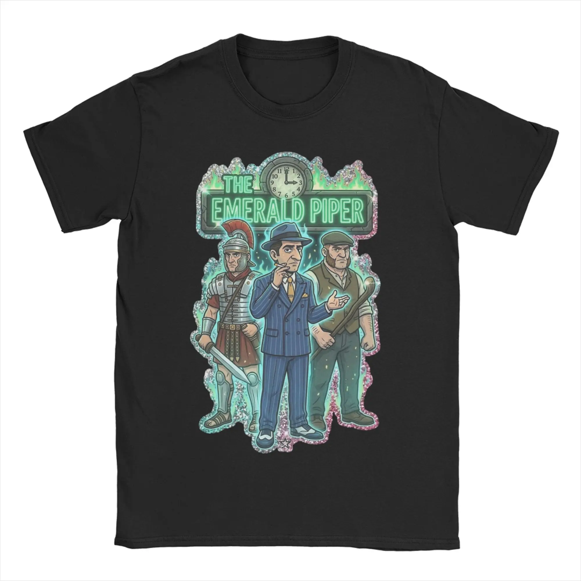Sopranos Family Cuties  Emerald Piper   SPARKLE  T-Shirts Men 100% Cotton T Shirts  Short Sleeve Tee Shirt Plus Size Clothes