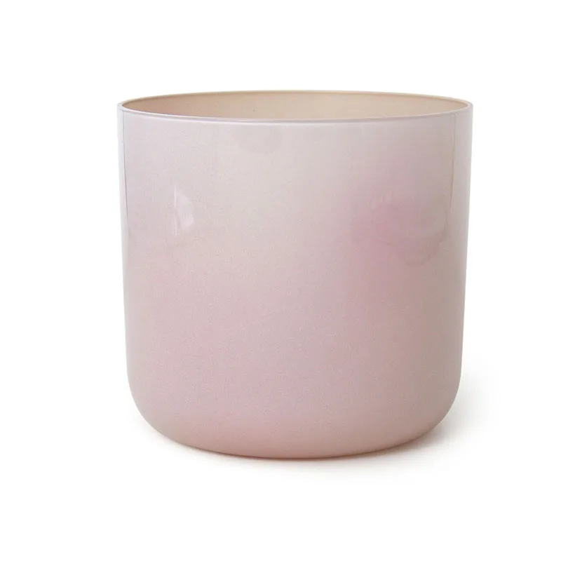 Pink Quartz Crystal Singing Bowl Crystal Bowl Yoga Stress Reduction Percussion Healing Singing Bowl