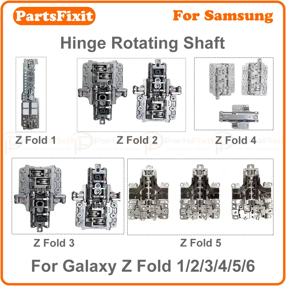 Conjunto de piezas de eje giratorio de bisagra OEM para Samsung Galaxy Z Fold 1 2 3 4 5 6 bisagra de eje giratorio