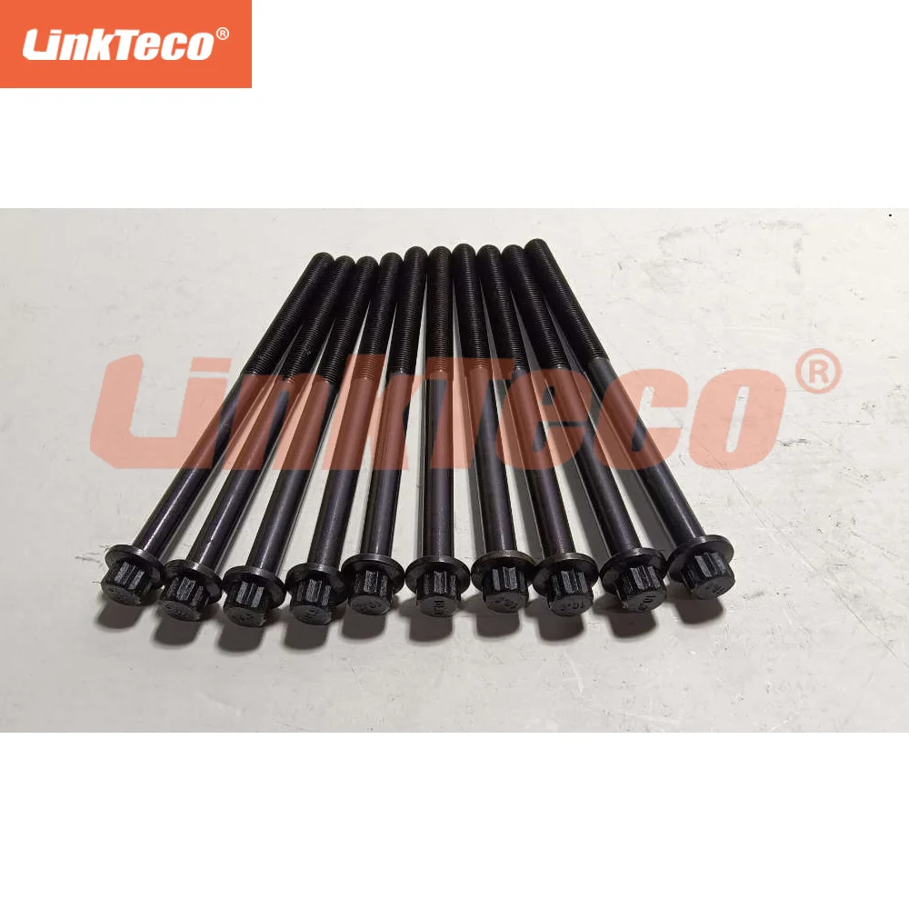 Engine Head Bolts Set Fit 2.2 L T For Mazda 3 6 CX5 6 Saloon SHY1 SHY4 SHY6 SHY8 GH KE 2.2T Diesel 2012-2021 SH01-10-135(x10)