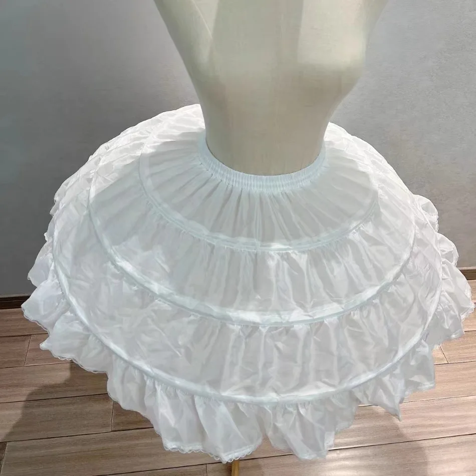 Women's Cage Pannier Hoop Skirt Victorian Bustle Petticoat Crinoline Skirt Underskirt for Wedding Girls Ball Gown Bridal Dress
