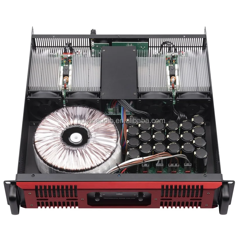 MD Series 2 Channel Amplifiers High Power Stereo 8Ohm 2 X 1800W 1600W 1200W Power Amplifier for Professional Audio Sound System 3