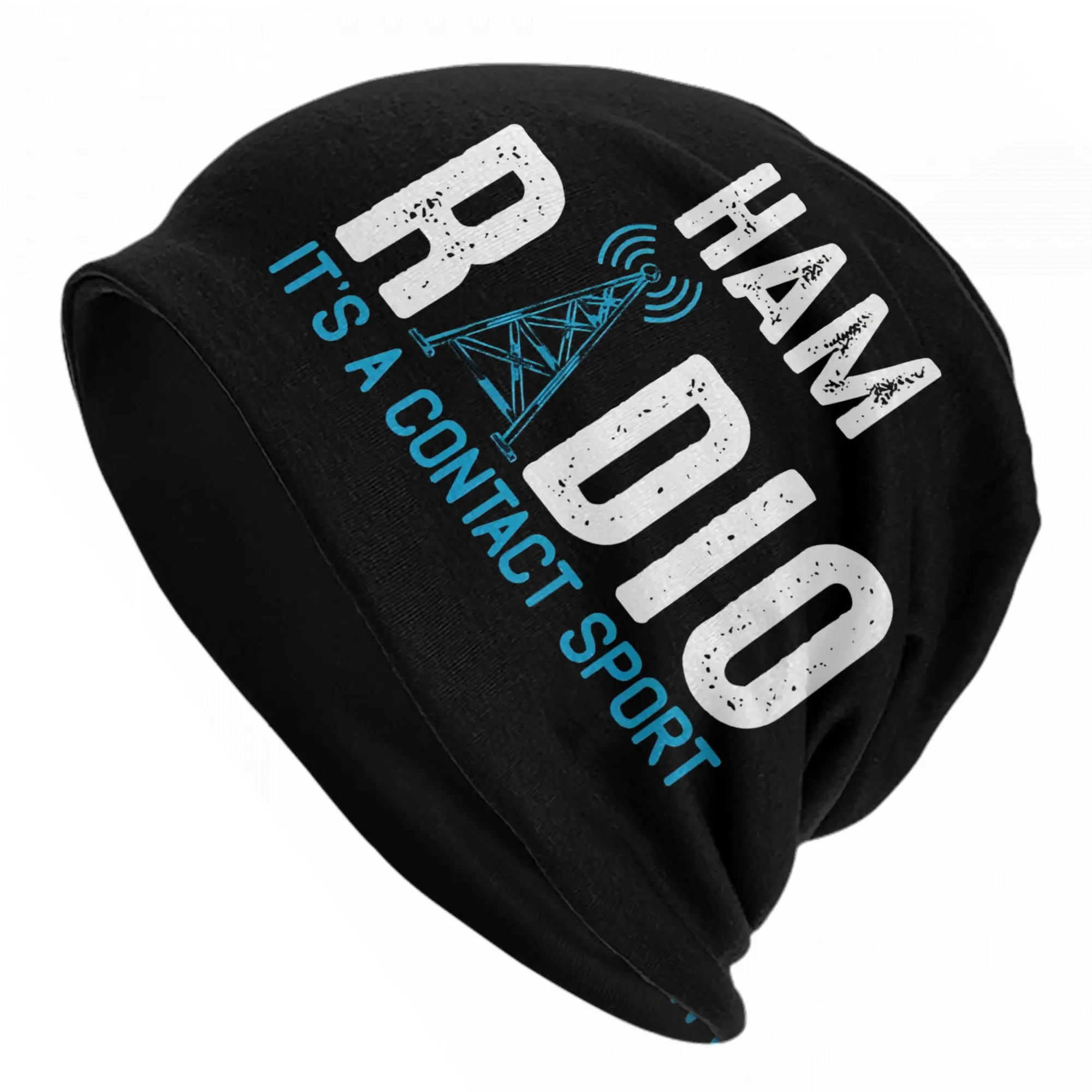Ham Radio It's A Contact Sport  Skullies Beanies Hat  Cool U
