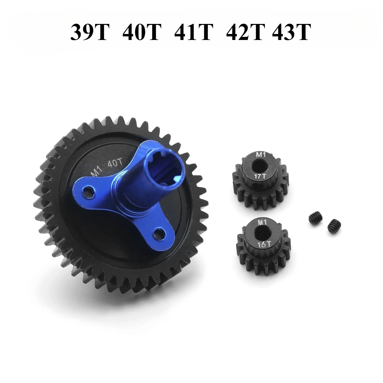 39/40/40/42/43T Chinelo Embreagem M1 Engrenagem para Arrma 1/10 Granito Senton Big Rock 3S Kraton Outcast 4S 1/8 Typhon 3S Peças de atualização