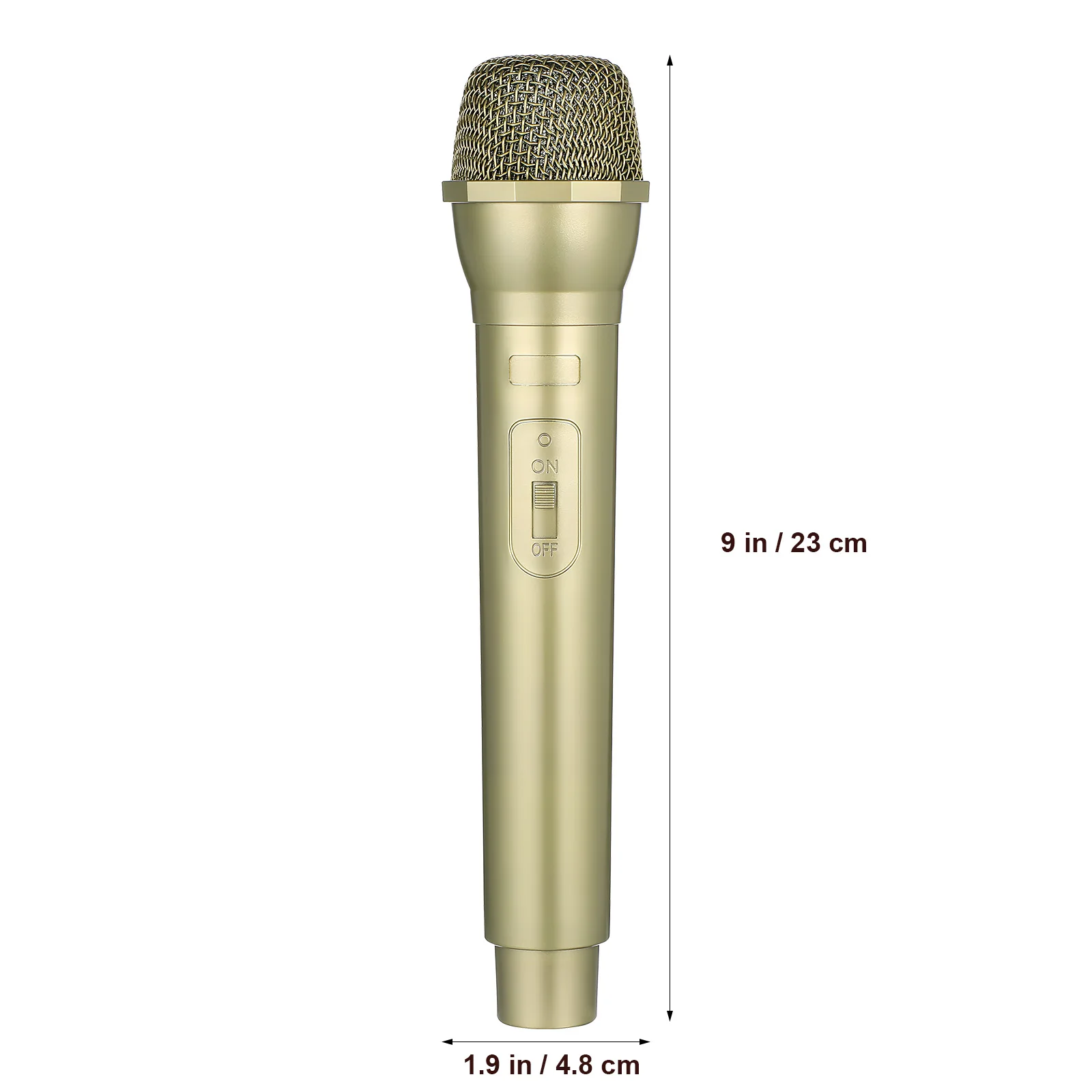 4 pcs Children Microphone Props Toy Music Play Halloween Bling Safe Plastic Lightweight Kids Instruments Realistic Experience