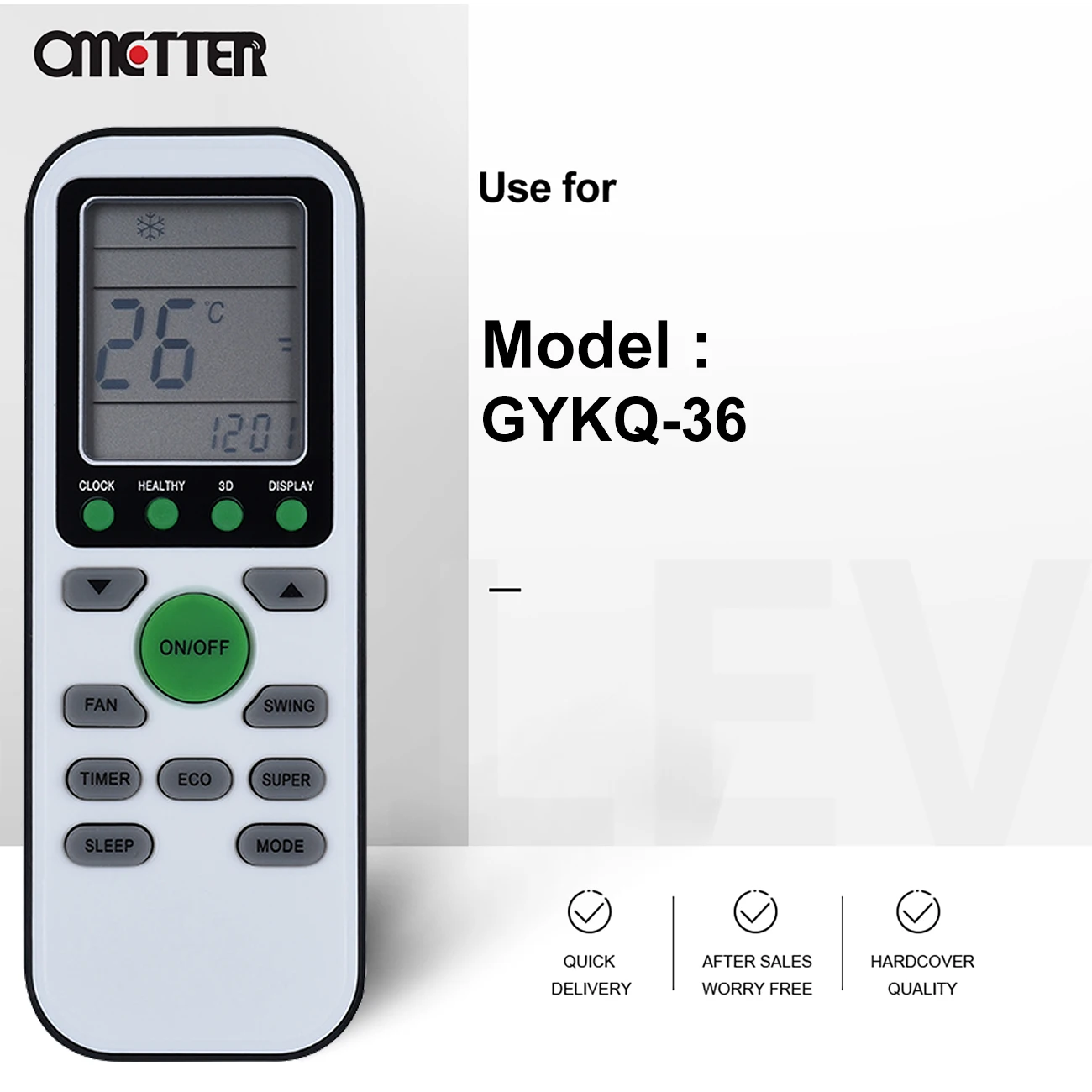 Air Conditioner Remote Control GYKQ-36 FOR BALLU TCL AKAI Sanyo Electrolux AC GYKQ-130116 BSV-09H N12 BSV-12H