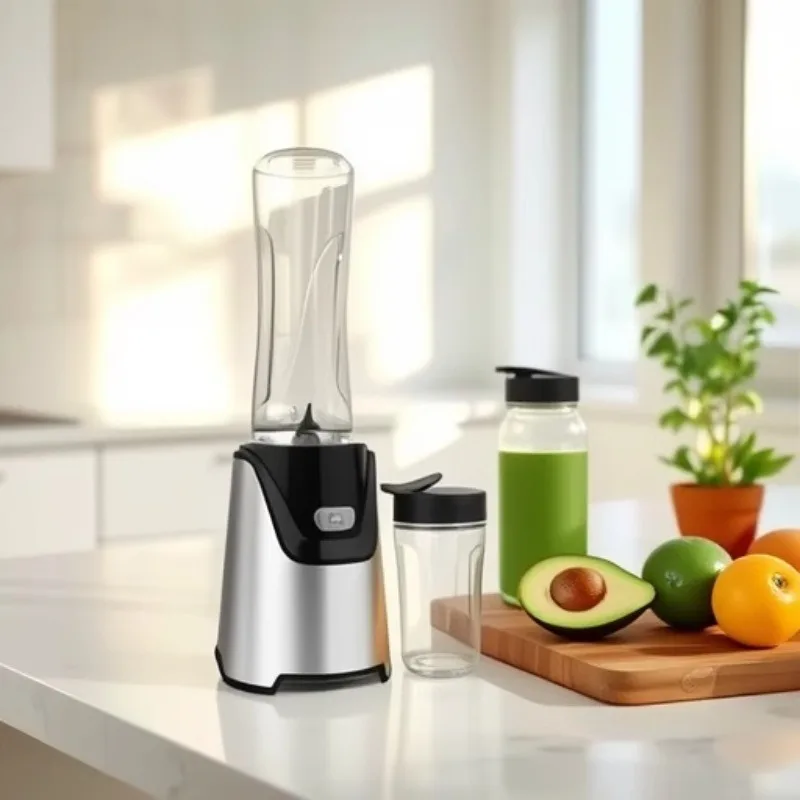 2026 400W Mini Household Blender Mixer, 600ml Cup Small Home Smoothie Maker