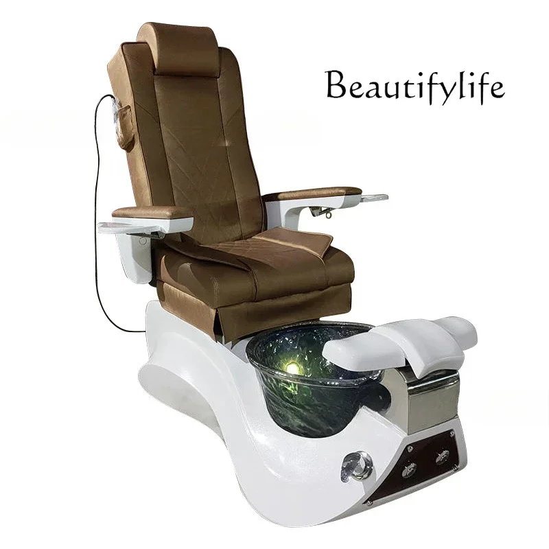 

Bath Center Foot Massage Chair Smart Nail Art Sofa Electric Massage Foot Eyelash Recliner Sofa