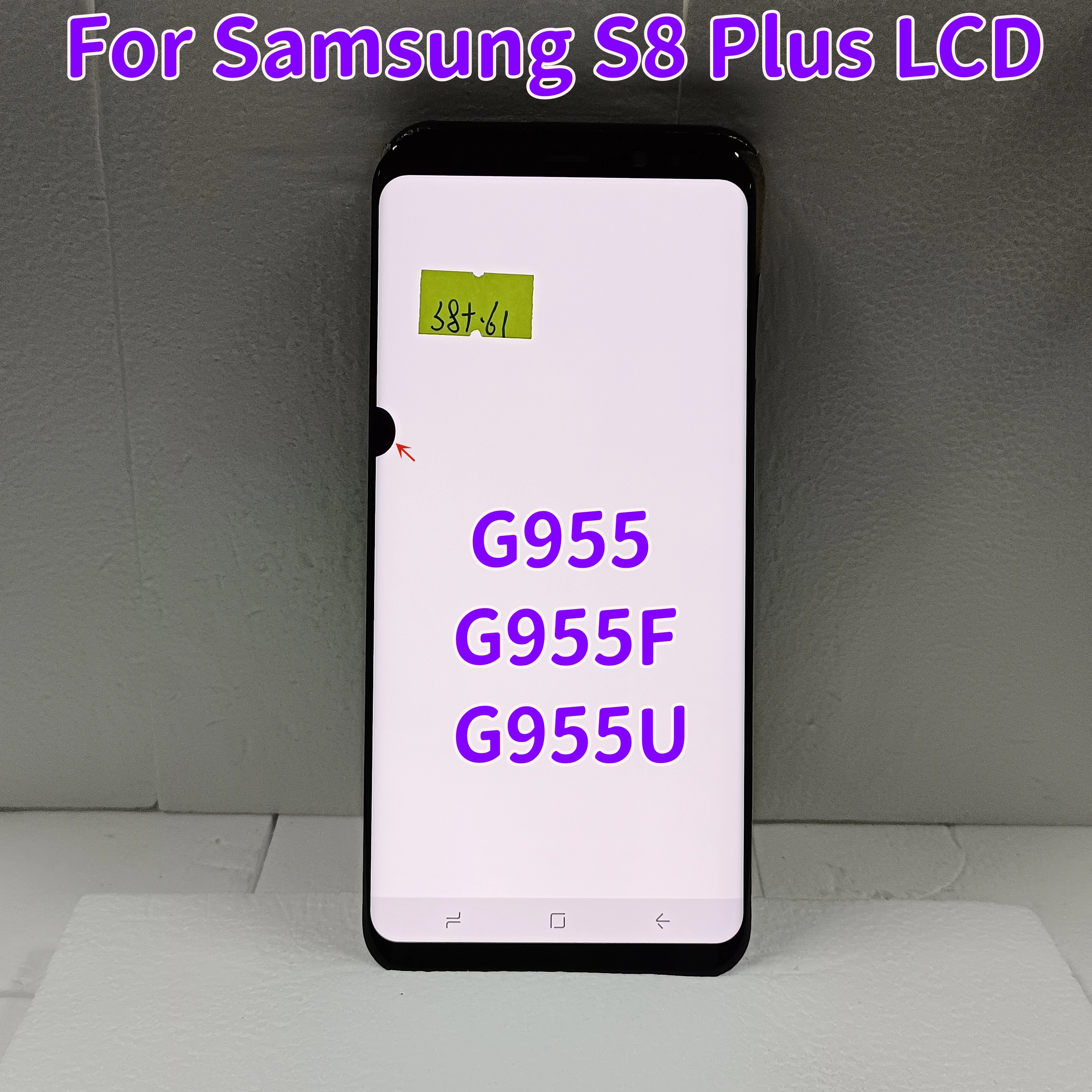 

S8 Plus 6.2" Lcd For Samsung Galaxy S8+ G955 G955f Display Touch Panel Digitizer G955 G955n G955fd G955u Screen With Defect