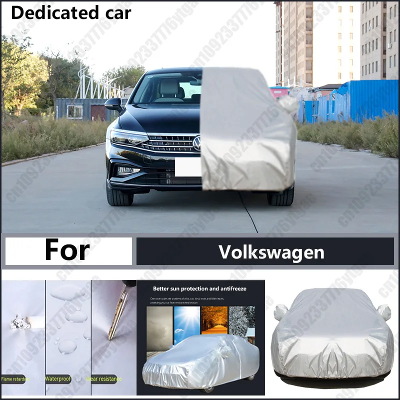 

For Volkswagen Oxford cloth car cover for sun protection, rain resistance, and all season special car dust cover