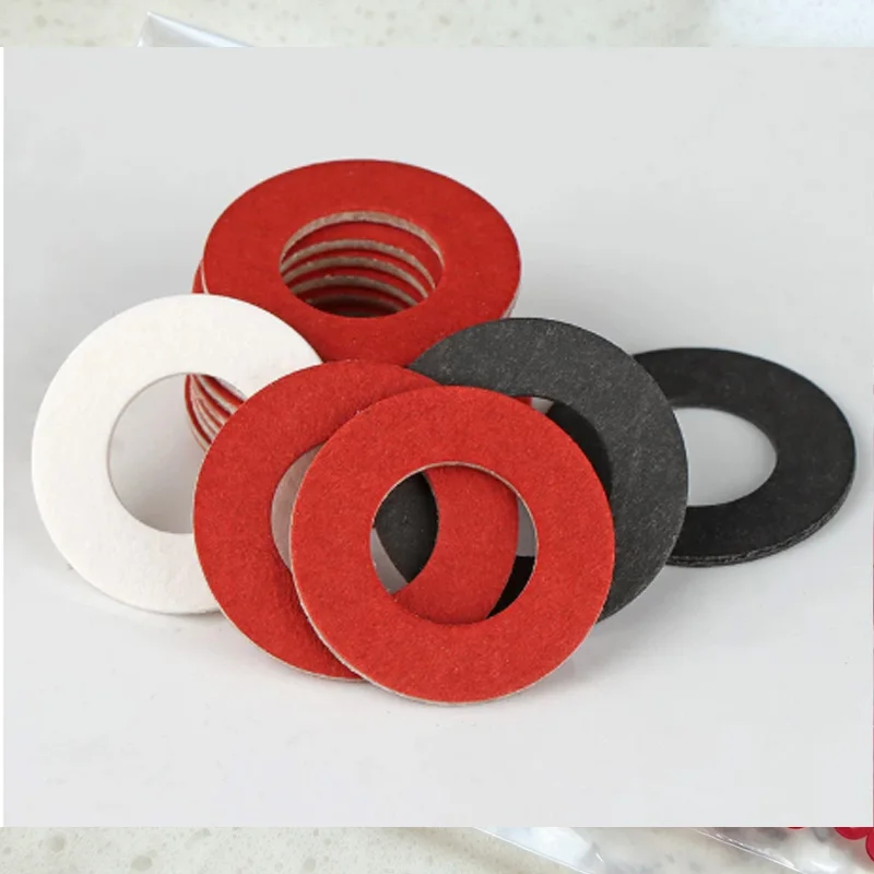 100/200/500Pcs Black/White/Red M2 M2.5 M3 M4 M5 M6 M8 M10 M12 Insulating Flat Gasket OD 4mm-20mm ​Thickness 0.5mm 0.8mm 1mm
