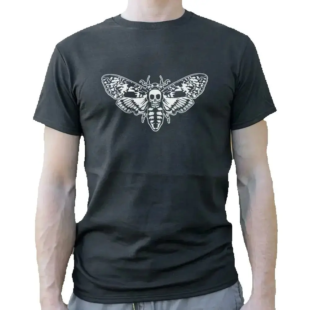Unique Cool Design Death's Head Moth T-Shirt (Mens)  hip hop Tees