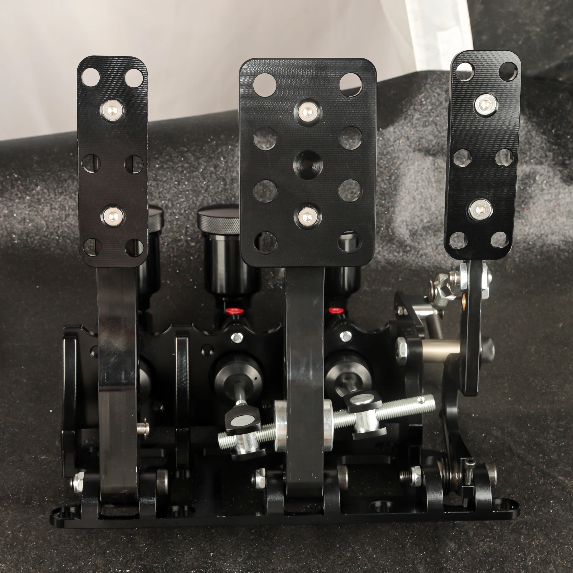 3-ступенчатый напольный алюминиевый комплект педалей тормоза, автомобильный инструмент DEFT, новый гоночный главный цилиндр, насос, гидравлическое сцепление